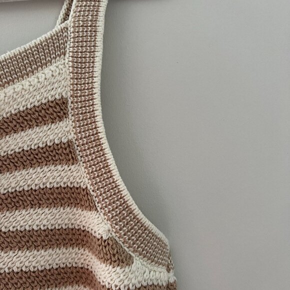 ☀️ NWT House of Harlow 1960 - Size M -Women Crochet Top+Short Beige and white ☀️ - Picture 4 of 8